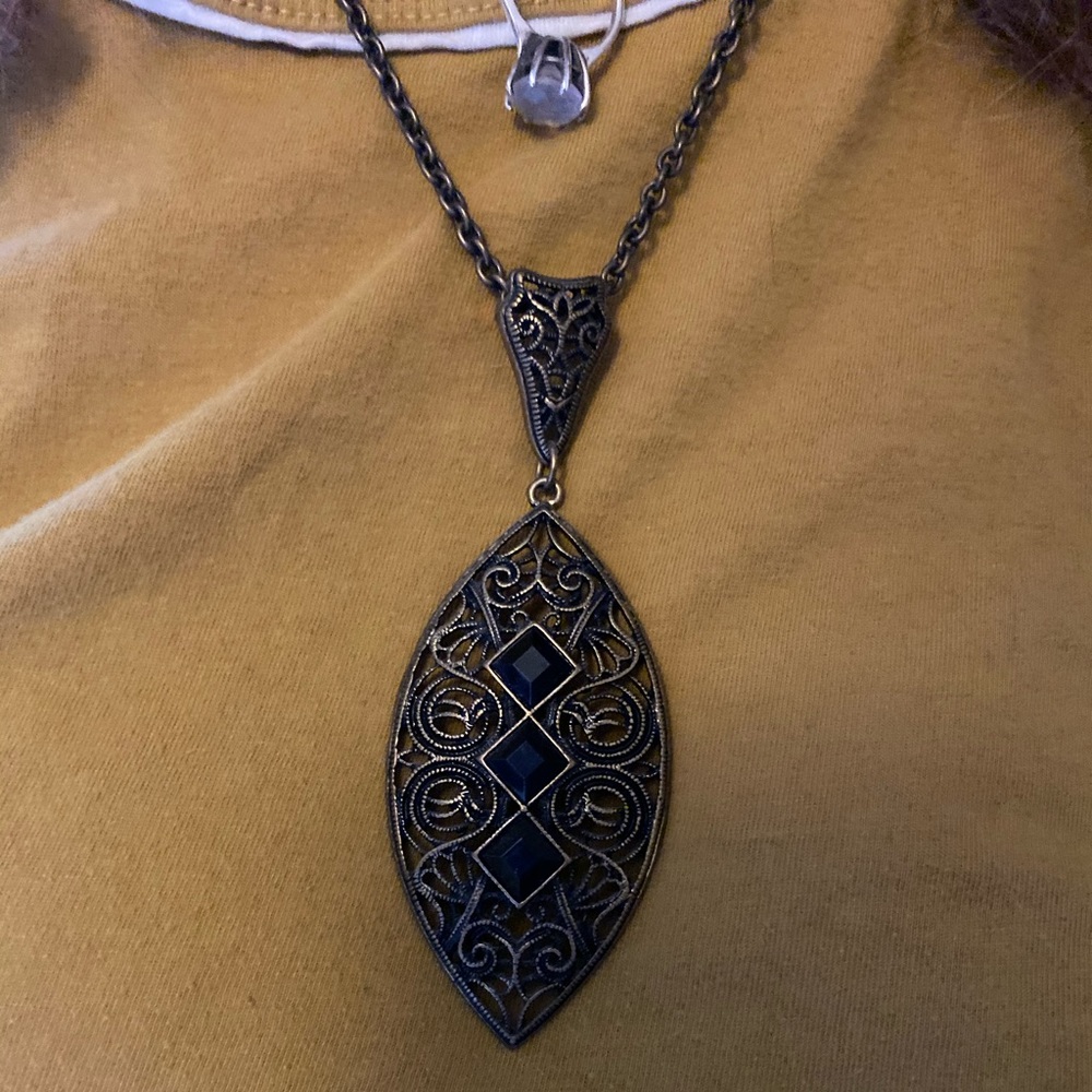 H&M gothic pendant necklace